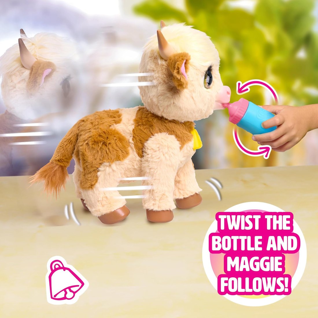 Maggie the Feed & Follow Cow — view 4